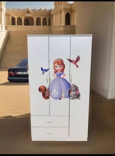 Детские шкафы: Акция !!! Шкаф трехстворчатый Размеры Высота 180 см Ширина 100 см — 4
