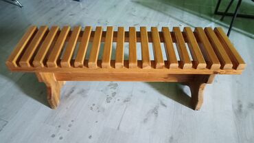 демонтаж мебели: Скамейка деревянная, новая