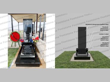 Başqa xidmətlər: Mezar - qebir daşları : Hər növ məzar,qəbir,heykel daşlarının — 15