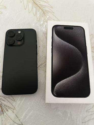 ucuz macbook pro: IPhone 15 Pro, 128 GB, Black Titanium, Face ID — 3