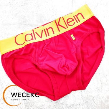 женские трусики мини: Мужские трусы-брифы от Calvin Klein, выполненные в ярко-красном цвете