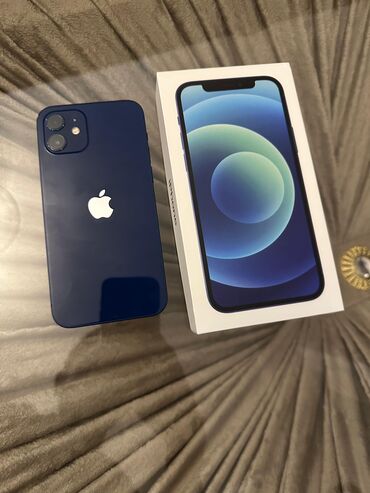 iphone 12 mavi: IPhone 12, 64 GB, Mavi, Face ID, Sənədlərlə