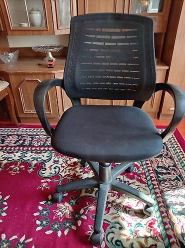set mebel: Ofis/kursi kreslosu - Rəng: qara - Material: nəfəsalan mesh arxa — 1