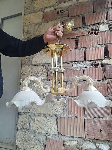 işlənmiş lüstür: Çılçıraq, 3 lampa, Metal — 1