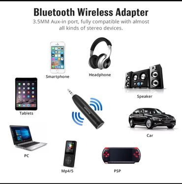 Pojačala i prijemnici: Bluetooth Aux Handsfre Receiver Tip interfejsa: 3,5 mm Veličina — 4