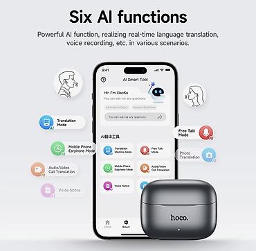 google: Беспроводные вакуумные наушники, Hoco, Новый — 2