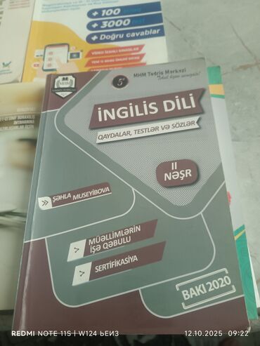 Testlər: İngilis dili Testlər 11-ci sinif, Zirvə, 2-ci hissə, 2020 il — 10