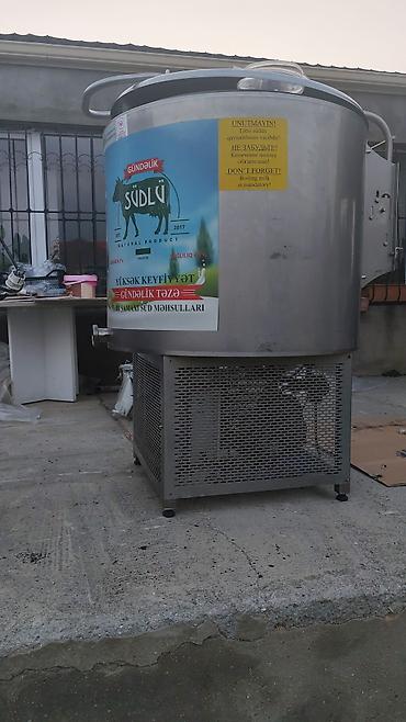 bosh soyuducu: Süd soyutma və saxlama çəni - Paslanmayan poladdan iri həcmli çən — 1