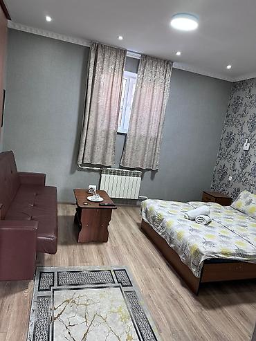 hostel osh: 1 комната, Восток-5 мкр, Душевая кабина, Постельное белье, Кондиционер — 7