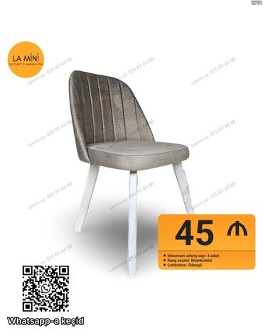 temiz bal: La Mini – Lakonik & Minimalizm stulu - Yumşaq oturacaq və bel