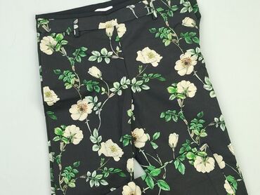 długie spódnice z rozcięciem w kwiaty: Material trousers, H&M, M (EU 38), condition - Very good