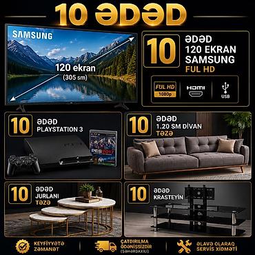 Ev və bağ: Paket təklif – 10 ədəd müxtəlif məhsul - 120 ekran (305 sm diaqonal) — 1