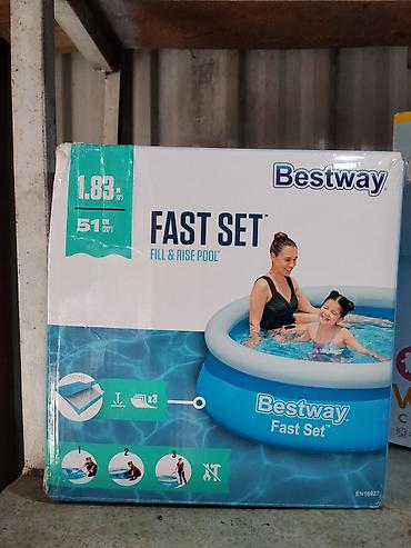 нодом: Надувной бассейн Bestway Fast Set - Серия: Fast Set (Fill & Rise — 1