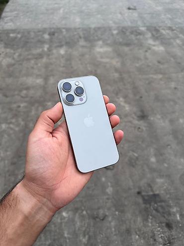 IPhone 16 Pro, 128 GB, Natural Titanium, Zəmanət, Simsiz şarj, Face ID
