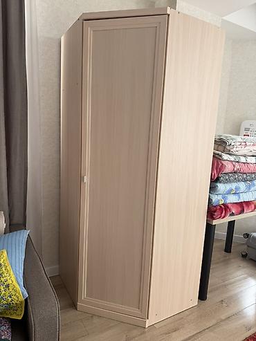 Шифоньеры, шкафы для одежды: Шифоньер, шкаф для одежды, Угловой, ЛДСП — 1