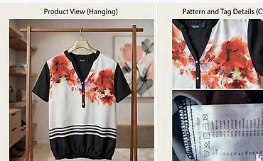 pull and bear novi sad: Ženska bluza Flame – model sa floralnim printom - Brend: Flame - — 1