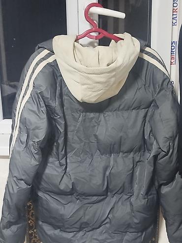 nike tech flecce: Импортный Пуховик с утеплённой вставкой-худи с крышкой - Цвет — 5