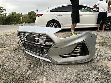 бампер хюндай: Бампер Hyundai, Б/у, Оригинал — 3