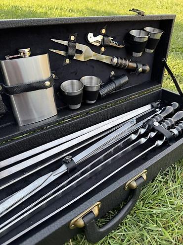 Шашлычные наборы: 🔥 Настоящий мужской набор для шашлыка в кейсе! 🔥 Когда дело доходит — 3