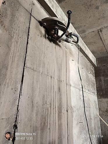 plasdik pəncərə: Xidmət: Beton kəsmə və deşmə - Dəqiq kəsim və deşmə işləri: divar — 5