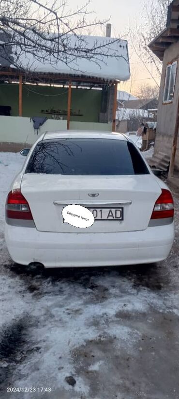 афто рассрочка: Daewoo Nubira: 2001 г., 1.6 л, Бензин, Седан