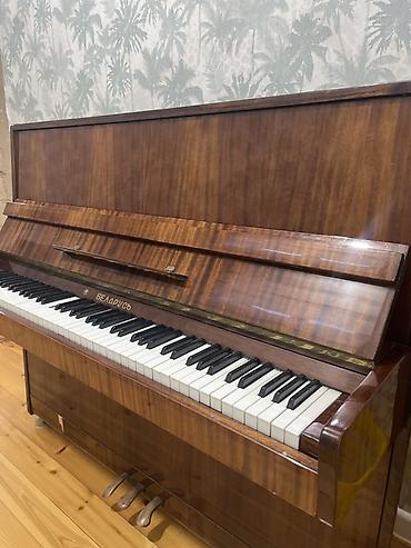 klaviş: Upright piano – “Belarus” modeli - Korpus: parlaq laklı təbii ağac — 3