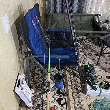 Охота и рыбалка: Набор для рыбалки и кемпинга — полный комплект с удилищами, катушками — 5