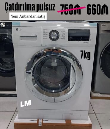 paltaryuyan pompasi: Paltaryuyan maşın LG, 7 kq, Avtomat, Qurutmasız