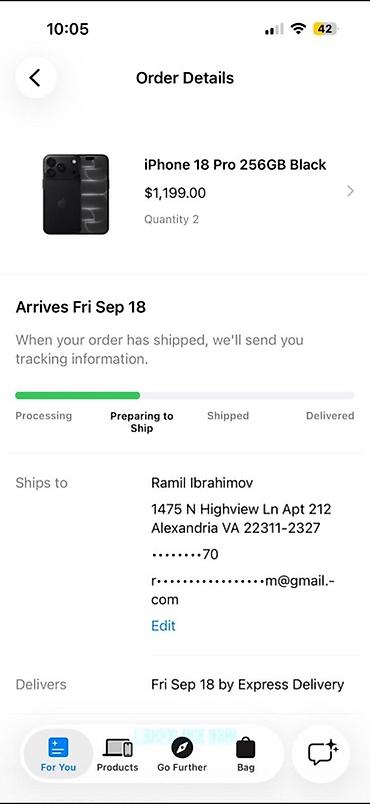 iphone 6 qiymet: IPhone 18 Pro, 256 GB, Qara — 3