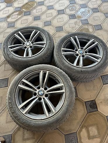 комплект ключи: 225/55/17 Комплект из 3 колес BMW: легкосплавные диски с зимними — 1