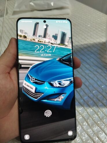 samsun s24: Samsung Galaxy S20 Ultra, 128 GB, rəng - Qara, Qırıq, Sensor, Barmaq izi