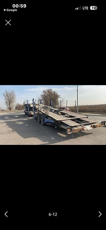 высокие машины: Прицеп, DAF, Сar carrier trailer, 9 т, Б/у — 3