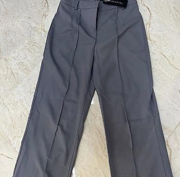 Şalvar, Trendyolmilla, XS, rəng - Boz