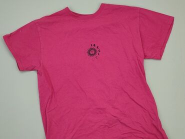 tommy hilfiger t shirty damskie różowe: T-shirt, Boohoo, M, stan - Dobry