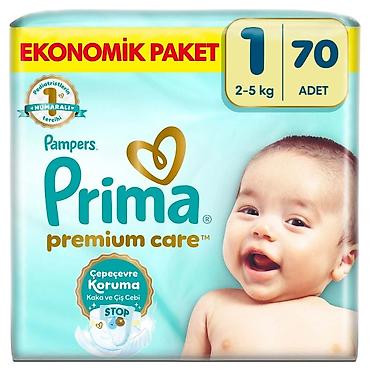 sleepy pampers 7 nomre: Pampers Prima Premium Care uşaq bezləri – Ekonomik paket - Ölçü: 1 - — 1