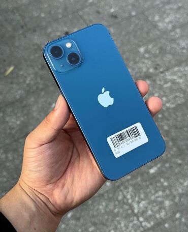 Apple iPhone: IPhone 13, Б/у, 128 ГБ, Синий, Защитное стекло, 87 %