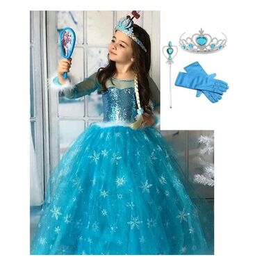 Платья: Детское платье, цвет - Красный, Новый — 12