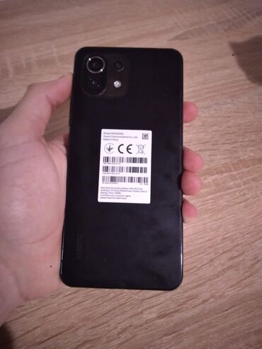 Xiaomi: Xiaomi Mi 11 Lite, 128 GB, rəng - Qara, 
 Barmaq izi, İki sim kartlı, Face ID
