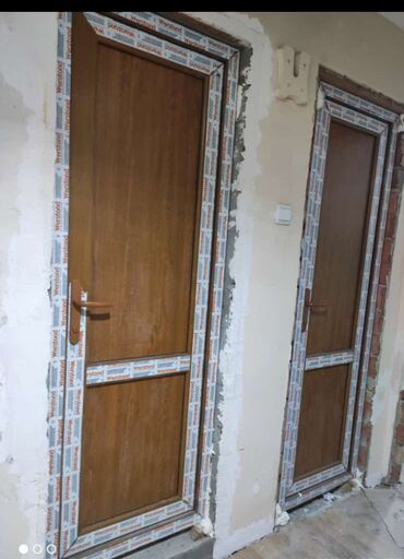 Plastik qapılar: Yeni Plastik qapı 80x200 sm Zamok və çərçivə ilə, Zəmanətsiz, Ödənişli quraşdırma, Ödənişli çatdırılma — 3