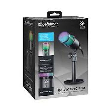 mikrofon mini: Defender Glow GMC 400 USB kondensator mikrofonu Oyun, canlı yayım — 2