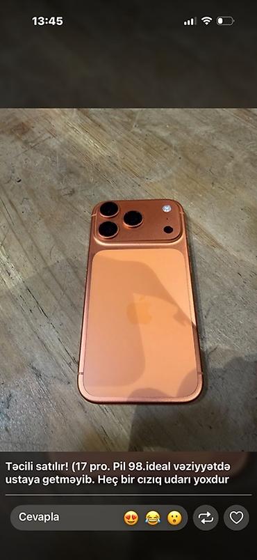 ipad mini 5 islenmis: IPhone 17 Pro, 256 GB, Narıncı, Face ID — 1