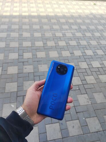 телефон fly fs520 selfie 1: Poco X3 NFC, 128 ГБ, цвет - Синий, Кнопочный, Face ID