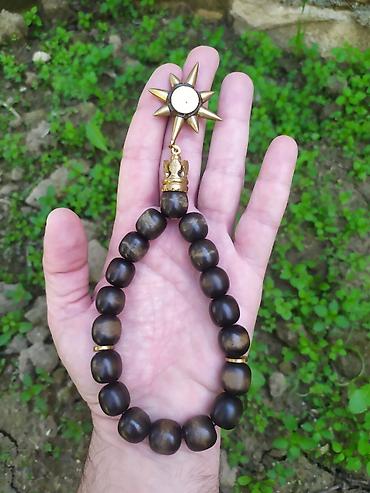 Təsbehlər: Material və qiymət müxtəlifdir. - Material: tünd qəhvəyi təbii — 3