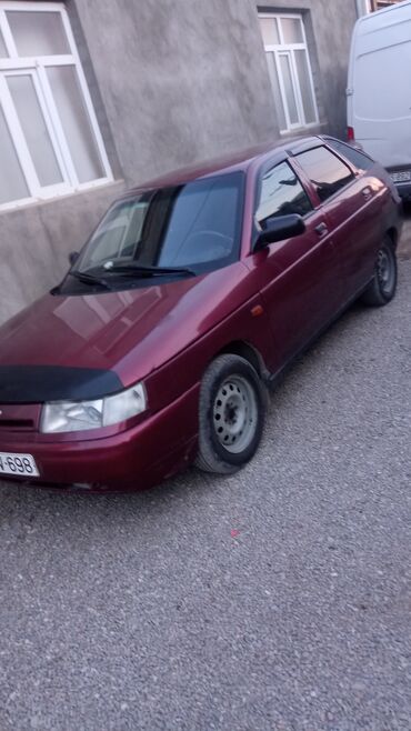 VAZ (LADA): LADA 2112 hatchback - Kuzov: 5 qapılı hatchback, bordovı rəng - Arxa — 11