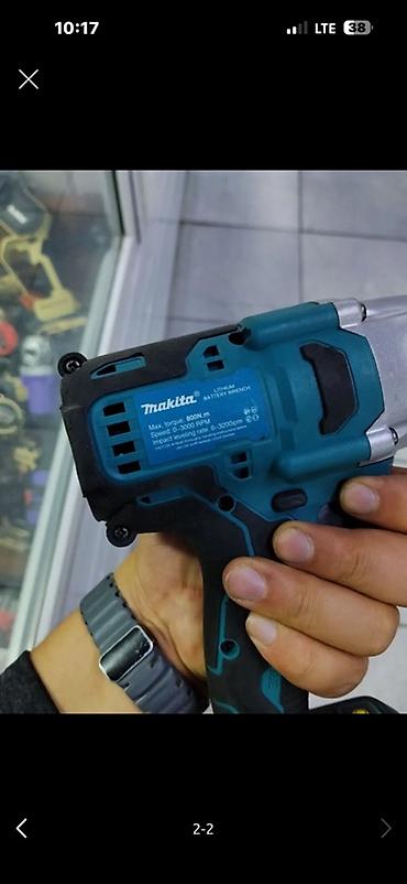 Строительное оборудование: Аккумуляторный ударный гайковерт Makita - Тип: литиевый — 2