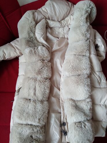 jakna prava koza: S (EU 36), Single-colored, With lining, Fur