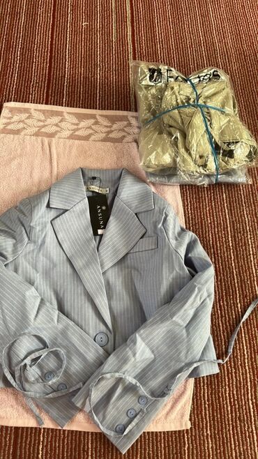 часы fossil: Пиджак, Блейзер, В полоску, Made in KG, S (EU 36), M (EU 38)