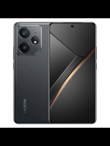 тилифоны: Realme Neo7, Б/у, 256 ГБ, цвет - Черный, 2 SIM