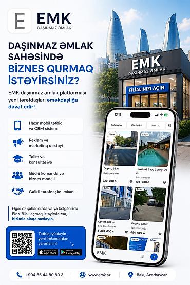 Готовый бизнес: 🏢 Daşınmaz Əmlak Sahəsində Biznes Qurmaq İstəyirsiniz? EMK daşınmaz — 1