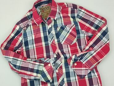 gruba koszula w krate: Shirt 8 years, condition - Very good, pattern - Cell, color - Red